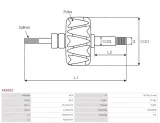 wirnik-alternatora-ar5003-ast-stan-nowy