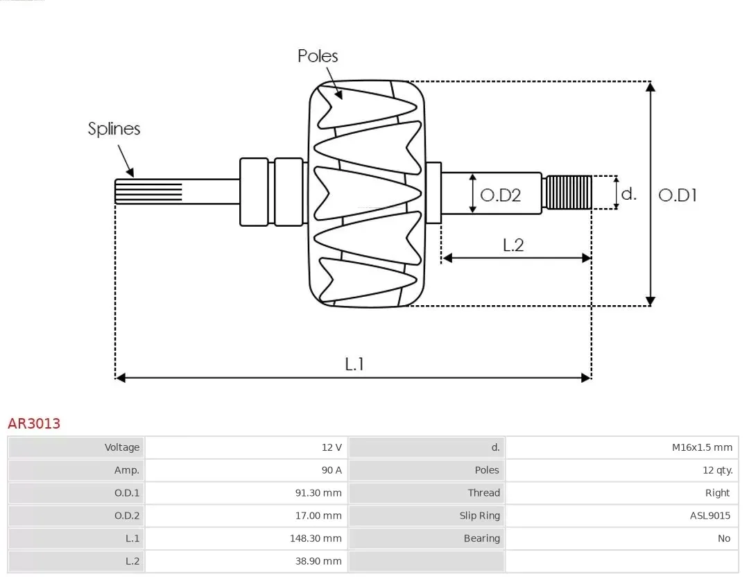 wirnik-alternatora-ar3013-ast