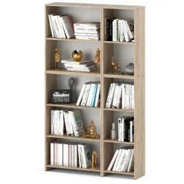 regal-na-ksiazki-sonoma-110-cm-10-polka-slupek-stojacy-szafka-zabawki-loft