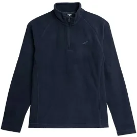 bluza-polarowa-dla-dziewczynki-4f-granatowa-hjz21-jbidp001-31s-122-128cm