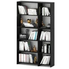 regal-czarny-na-ksiazki-110-cm-10-polek-zabawki-szafka-slupek-loft