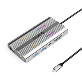 stacja-dokujaca-hub-12w1-usb-c-usb-a-usb-c-hdmi-vga-rj45-sd-pd-100w-4k-1000mbps-rgb-srebrna