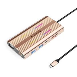 stacja-dokujaca-hub-12w1-usb-c-usb-a-usb-c-hdmi-vga-rj45-sd-pd-100w-4k-1000mbps-rgb-rozowo-zlota