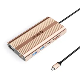 stacja-dokujaca-12w1-usb-c-usb-a-usb-c-hdmi-vga-rj45-sd-microsd-pd-100w-rozowo-zlota