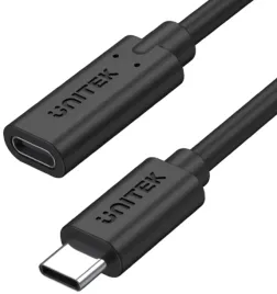 przedluzacz-unitek-c14086bk-usb-c-10gbps-4k-pd-100w-50cm