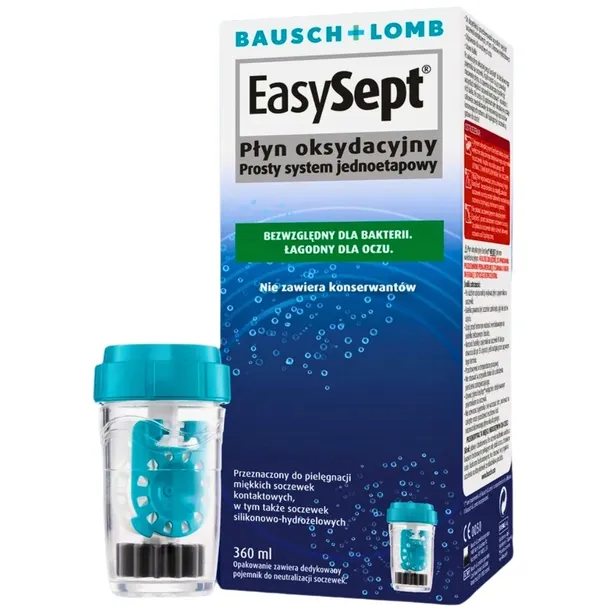 Płyn do soczewek oksydacyjny Bausch+Lomb EasySept 360ml