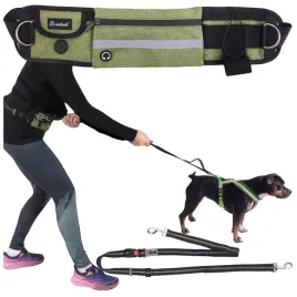 smycz-pas-biodrowy-nerka-dla-psa-sportowa-odblaskowa-amortyzator-mocna-50kg
