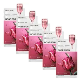 5x-mediheal-rose-pdrn-maseczka-w-plachcie-roza-damascenska-24-ml