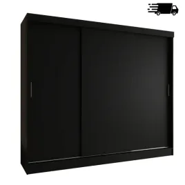 szafa-przesuwna-3d-200x205x59-cm-czarny-mat-uchwyt-do-sypialni-s24