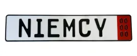 niemieckie-tablice-kolekcjonerskie-z-czerwonym-paskiem-napis-niemcy-2-szt