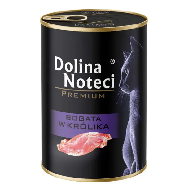 Dolina Noteci Bogata w Królika Mokra Karma Dla Kota Królik 400g