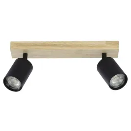 lampa-sufitowa-oprawa-halogenowa-spot-led-punktowa-2x-gu10-czarny-drewniana