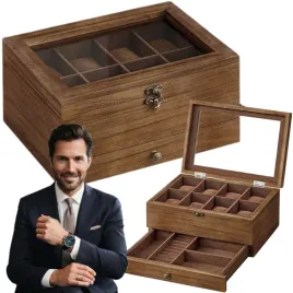 drewniana-szkatulka-na-zegarki-bizuterie-kuferek-pudelko-organizer-brazowy