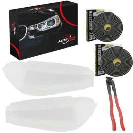 bmw-x5-x6-led-klosze-reflektorow-lamp-przednich-komplet-kleje-szczypce