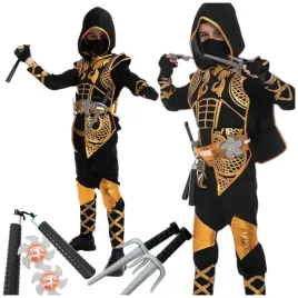 stroj-przebranie-ninja-wojownik-bal-karnawal-134-140