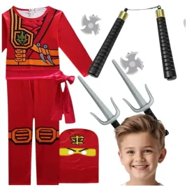 stroj-ninjago-kai-ninja-akcesoria-przebranie-bal-karnawal-122-128