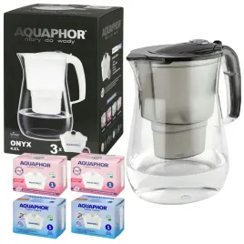 dzbanek-filtrujacy-aquaphor-onyx-42-czarny-z-filtrami-2-zwykle-2-magnezowe