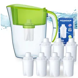 dzbanek-filtrujacy-aquaphor-real-29l-limonkowy-7-wkladow-filtrujacych-b15
