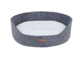amiplay-legowisko-owalne-2in1-hyge-l-szare