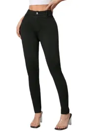 shein-czarne-proste-spodnie-damskie-z-guzikiem-casual-s-1jk