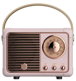 glosnik-bluetooth-radio-retro-prezent-rozowy