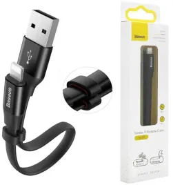 krotki-kabel-baseus-do-apple-car-play-lightning-iphone-2a-23cm-czarny