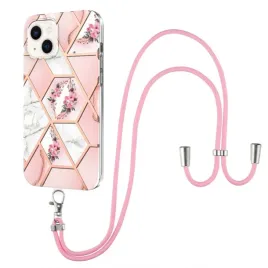 etui-pokrowiec-plecki-na-pasku-smyczy-do-iphone-15-rozowe-kwiaty-glamour