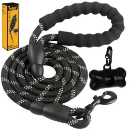 smycz-dla-duzego-psa-mocna-gruba-odblaskowa-dluga-etui-woreczki-czarna-3m