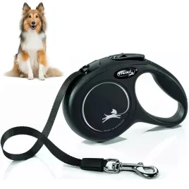 smycz-dla-psa-automatyczna-m-new-classic-flexi-do-25-kg-tasma-5m-czarna