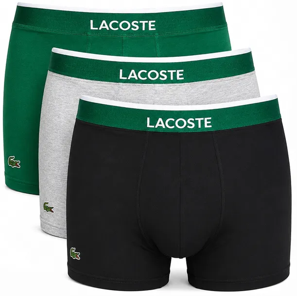 Bokserki męskie Lacoste komplet 3-pak rozmiar XL