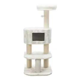 trixie-drapak-stojacy-dla-kota-nelli-szaro-brazowy-58x58x140cm