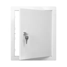 drzwiczki-rewizyjne-metalowe-10x15cm-biale-na-klucz-inspekcyjne-serwisowe