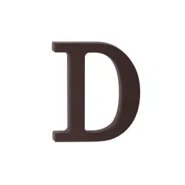 litera-na-dom-plastikowa-9cm-brazowa-d