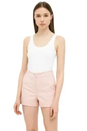 guess-krotkie-rozowe-spodenki-z-niskim-stanem-gladkie-l-gna