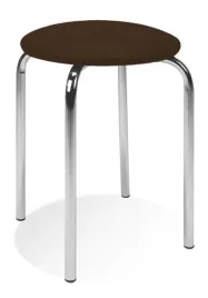 ciemny-braz-taboret-stolek-metalowy-chico-cr-chrome-v62-nowy-styl