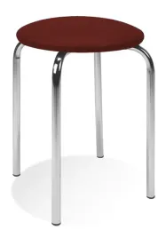 bordowy-taboret-stolek-metalowy-chico-cr-chrome-v16n-nowy-styl