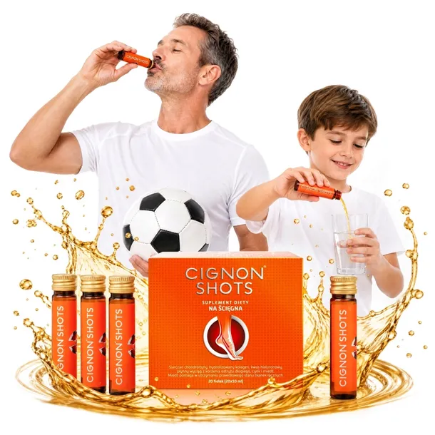 CIGNON SHOTS | Kolagen do picia na ścięgna | 20 fiolek