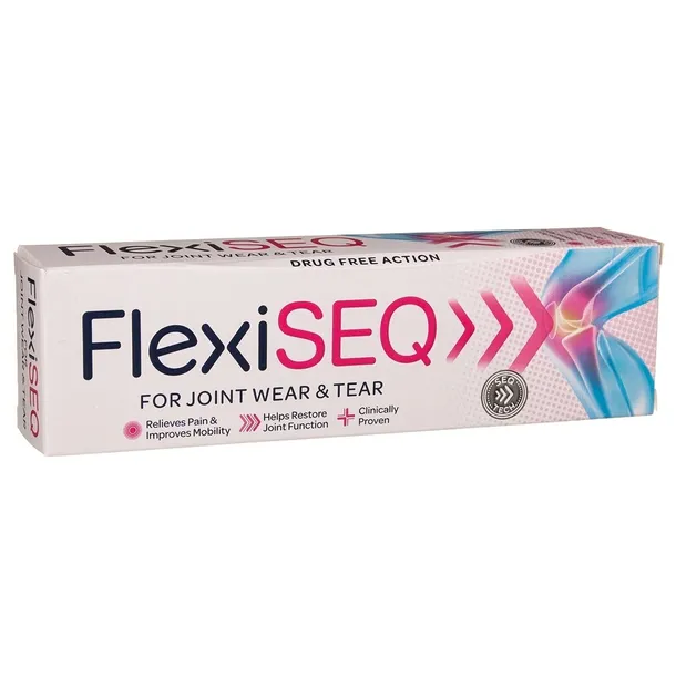 FlexiSEQ MAX Żel na Bolące Stawy, Przeciwbólowy z UK FlexiSEQ Active 50g
