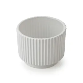 pojemnik-do-swiec-sloik-szklany-bialy-matowy-okragly-prazki-140-ml