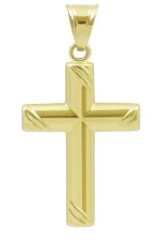 zloty-krzyzyk-pusty-gladki-pr-585