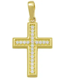 zloty-krzyzyk-z-cyrkoniami-pr-585-grawer-gratis