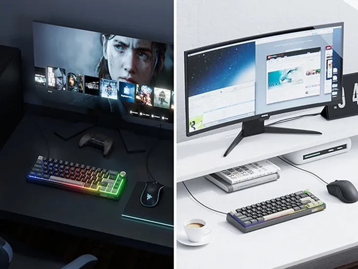 royal-kludge-r65-phantom-gaming-keyboard-chartreuse-switch-stan-nowy-marka-inna