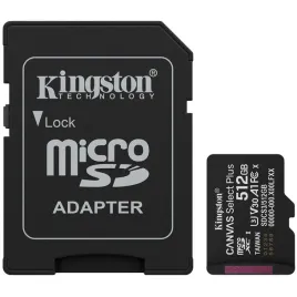 kingston-512gb-microsdxc-canvas-select-plus-gen3-150mb-s-a1-card-adapter