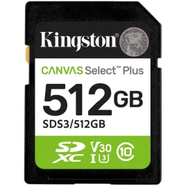 kingston-512gb-sdxc-canvas-select-plus-gen3-150mb-s-c10-uhs-i-u3-v30
