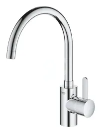 bateria-kuchenna-grohe-eurosmart-cosmopolitan-srebrna-stojaca-nowoczesna