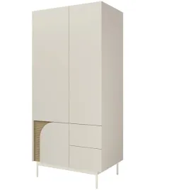 bezowa-nowoczesna-szafa-92cm-wysokie-nozki-carpi-jr