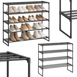 regal-na-buty-metalowy-stojak-4-poziomy-organizer-czarny