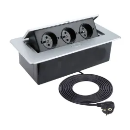 kombi-box-wpuszczane-w-blat-gniazdo-meblowe-przewod-3m-aluminium