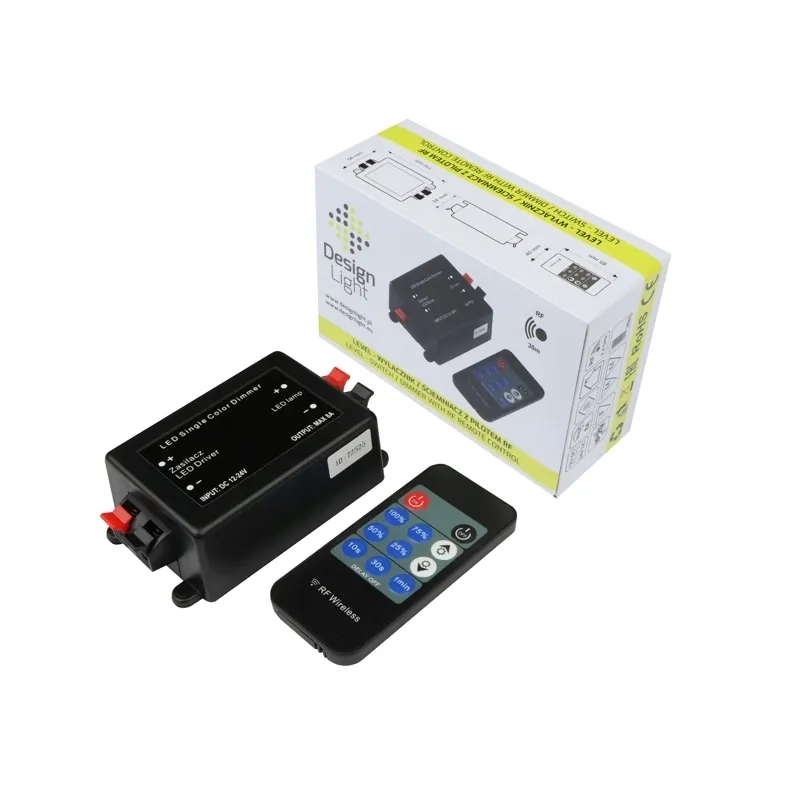 sterownik-sciemniacz-led-level-z-pilotem-rf-stan-nowy