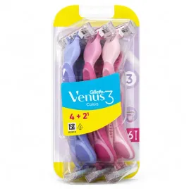 gillette-venus-3-colors-maszynki-do-golenia-6-sztuk